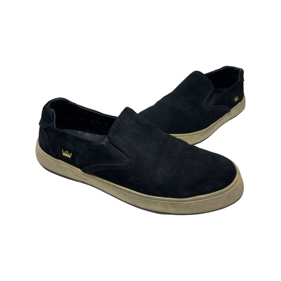 Osklen Mens Bossanova Nobuck Black Sneakers sz 42 US 8 - Picture 1 of 10